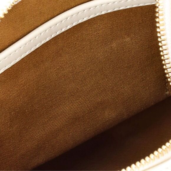 Celine Boston Bag Triomphe Coated Canvas Small Neutral - Picture 10 of 11